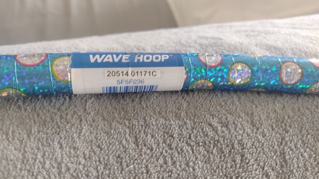 Hula Hoop Hoop Hoop Hoop Hoop blu con pois