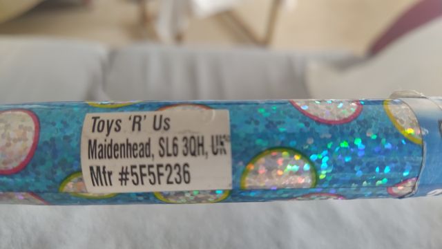 Hula Hoop Hoop Hoop Hoop Hoop blu con pois