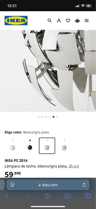 Lámpara de techo IKEA PS 2014