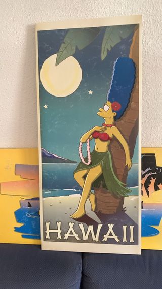 Cuadro Los Simpson Hawaii Marge