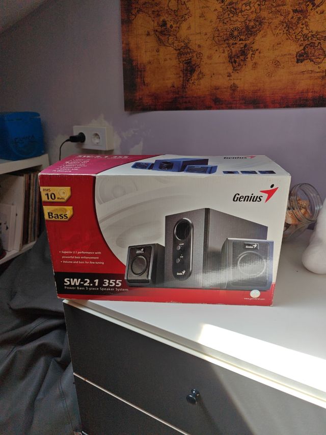 Altavoces Genius SW 2.1 355 Negro