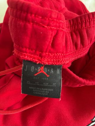 Pantalón de chándal Jordan Rojo