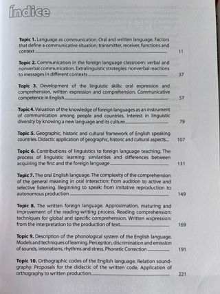 Cuerpo de Maestros Inglés. Temario volumen 1 (S...