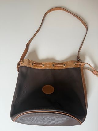 Lonchamp Vintage Bolso Marrón Cuero