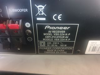 Amplificador Pioneer Negro con Mando