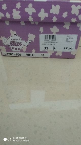 Sandali bianchi bambina con fiori