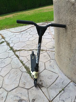 Patín Oxelo Decathlon verde fosforito