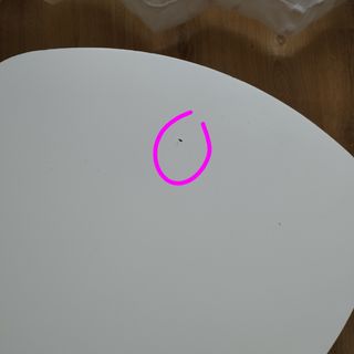 Mesa auxiliar centro blanca madera