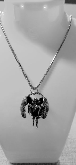Collar Guerrero Arcángel Plata