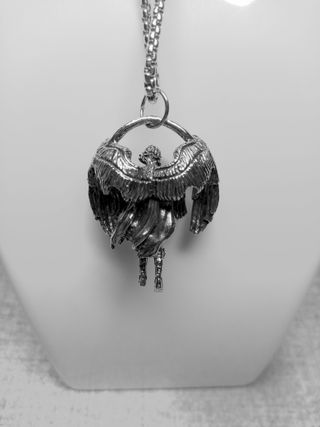 Collar Guerrero Arcángel Plata