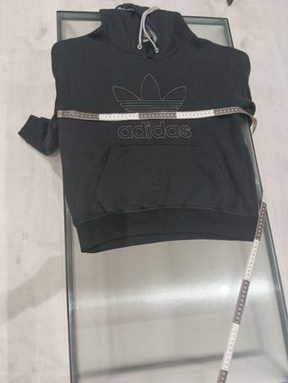 Sudadera Adidas Negra capucha medidas en las fotos