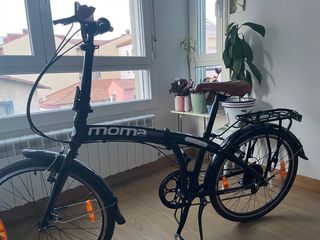 Bicicleta Plegable Moma Light 24 Negra