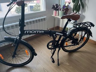 Bicicleta Plegable Moma Light 24 Negra