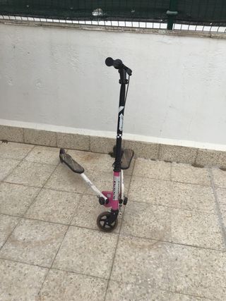 Patinete 3 ruedas rosa