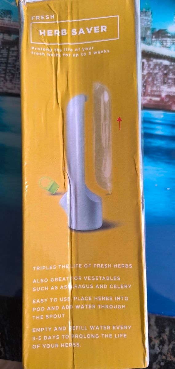 Conservador de hierbas fresco