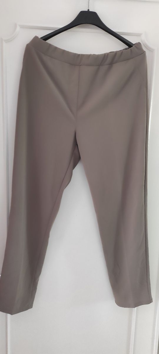 Pantaloni lunghi donna beige