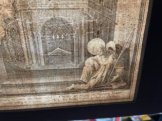 Grabado de Rafael Sadeler, Siglo XVI