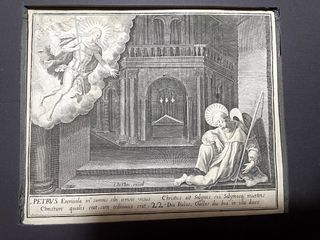 Grabado de Rafael Sadeler, Siglo XVI