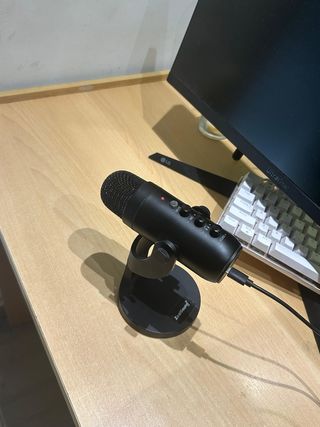 Micrófono para PC Negro