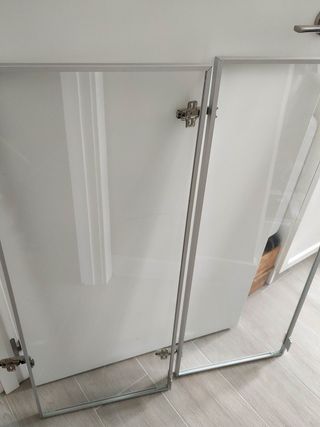 2 Puertas Cristal y Metal IKEA