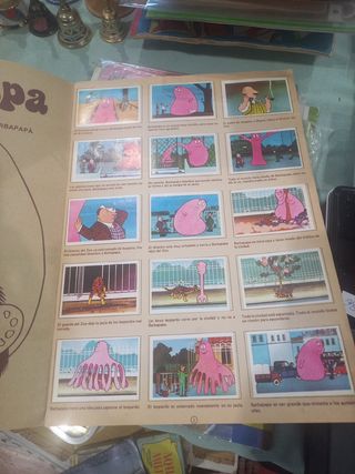 Álbum de cromos Barbapapa