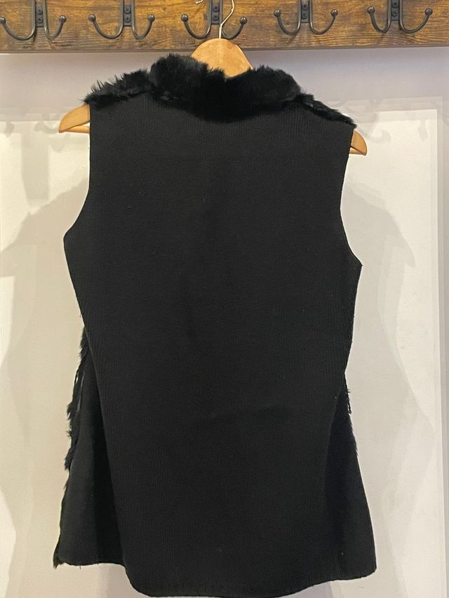 Chaleco Cortefiel Mujer Talla S Negro