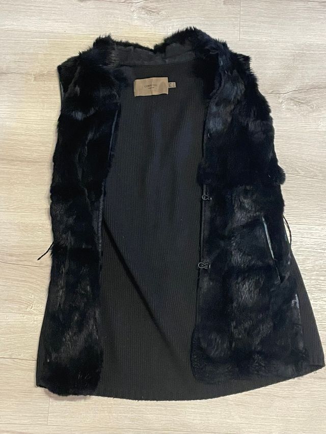 Chaleco Cortefiel Mujer Talla S Negro