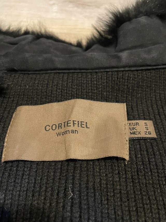 Chaleco Cortefiel Mujer Talla S Negro