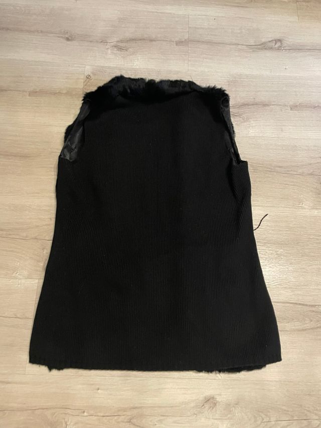 Chaleco Cortefiel Mujer Talla S Negro