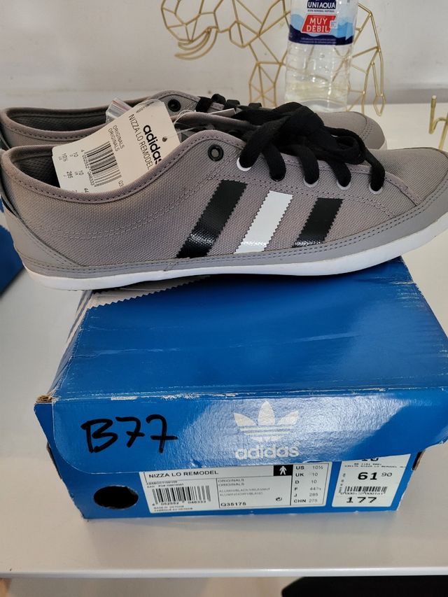 Zapatillas Adidas Nizza Grises Talla 44 2/3