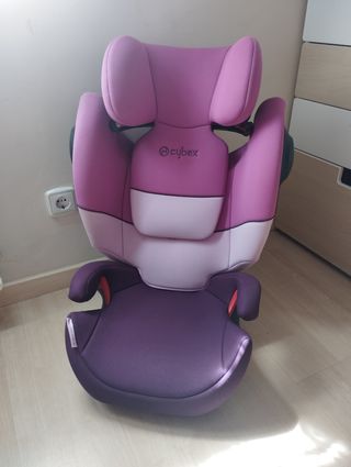 Silla de coche Cybex rosa y morada