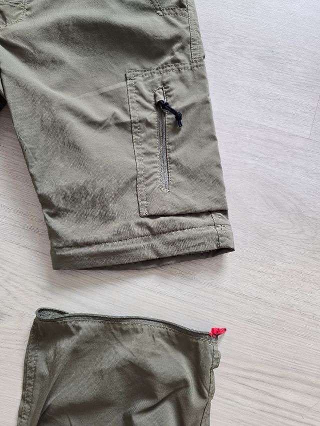 Pantalones trekking Columbia verde caqui 14 años