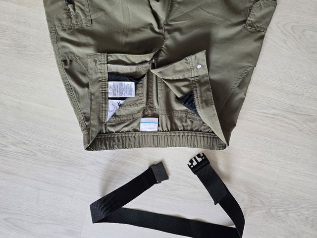 Pantalones trekking Columbia verde caqui 14 años