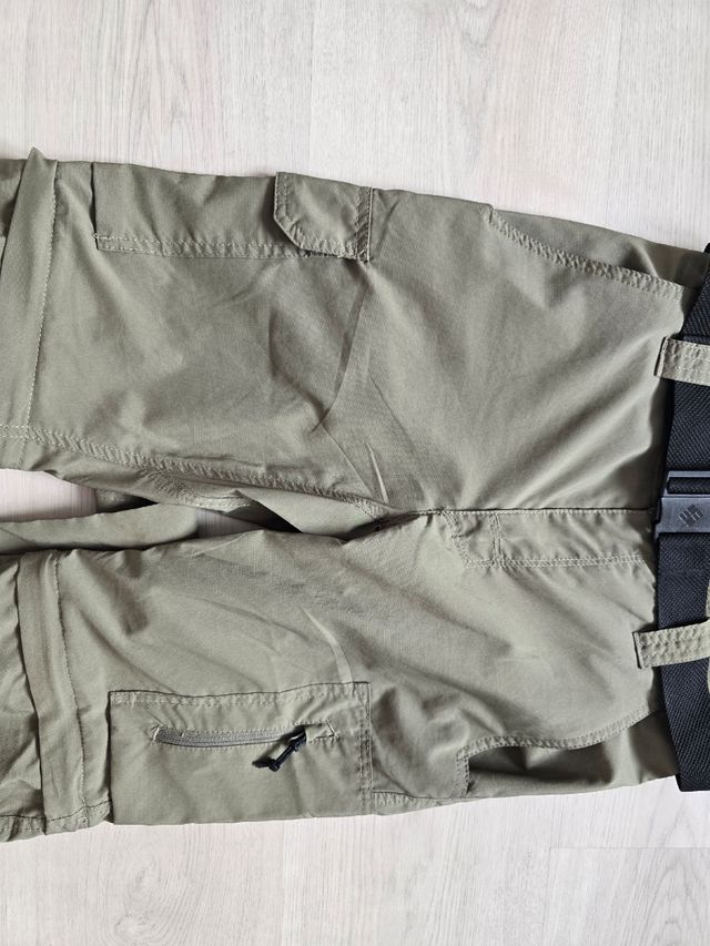 Pantalones trekking Columbia verde caqui 14 años