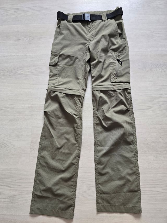 Pantalones trekking Columbia verde caqui 14 años