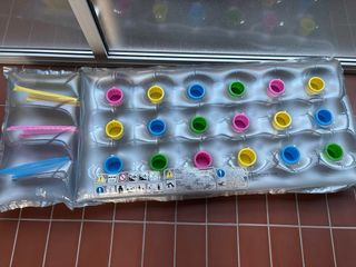 Colchoneta hinchable para piscina o playa