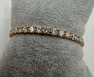 Pulsera Riviere Oro 18kt Diamantes 9ct