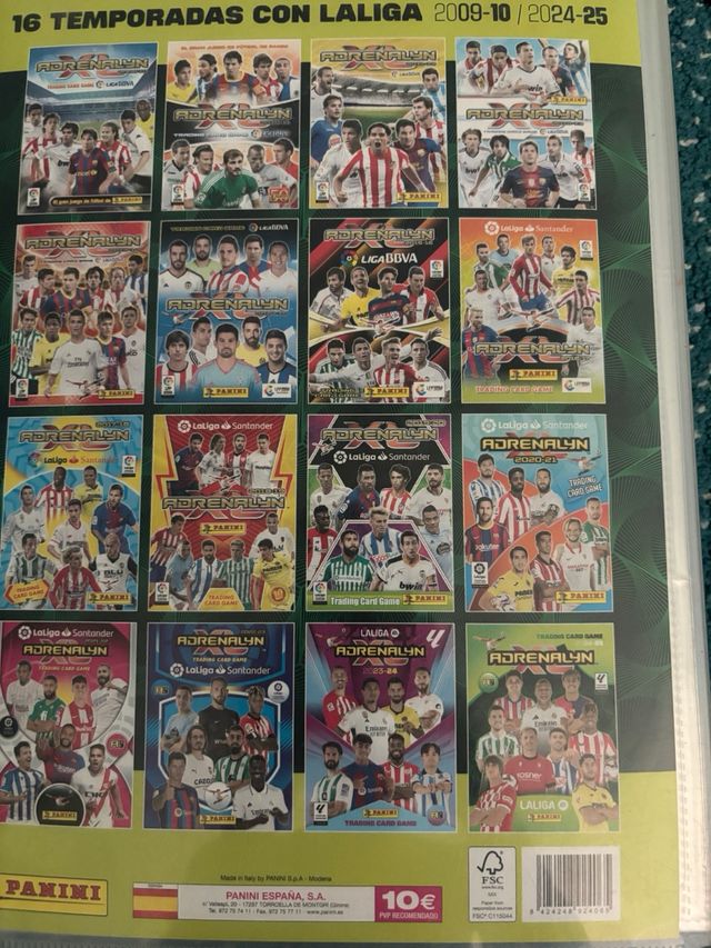 Álbum Adrenalyn LaLiga Panini 2025 Completo