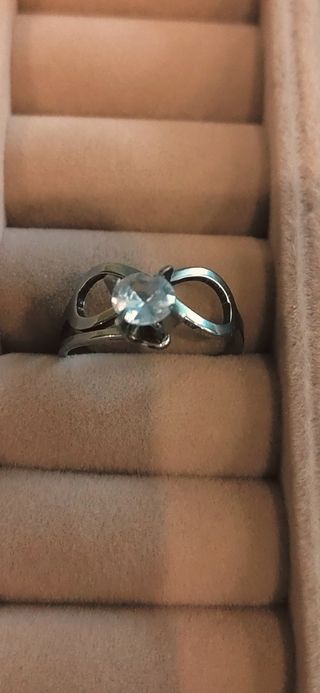 Anillo Infinito Acero Plata