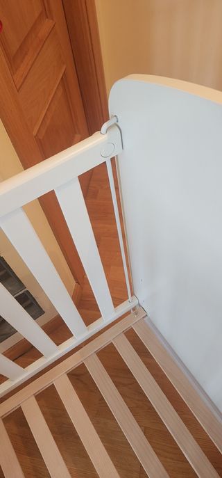 Cuna bebé MICUNA blanca con osito