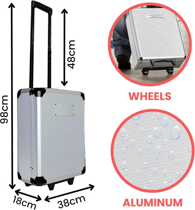 Maletín herramientas 187 pieza cromo vanadio NUEVO