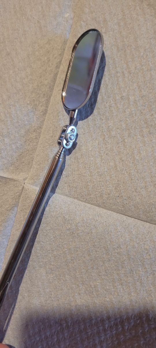 Espejo de inspección telescópico