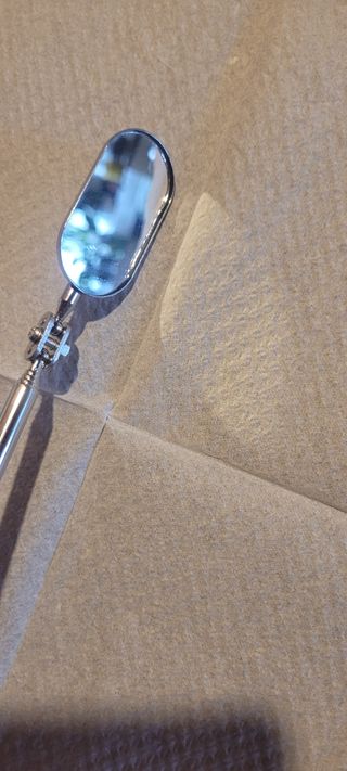 Espejo de inspección telescópico