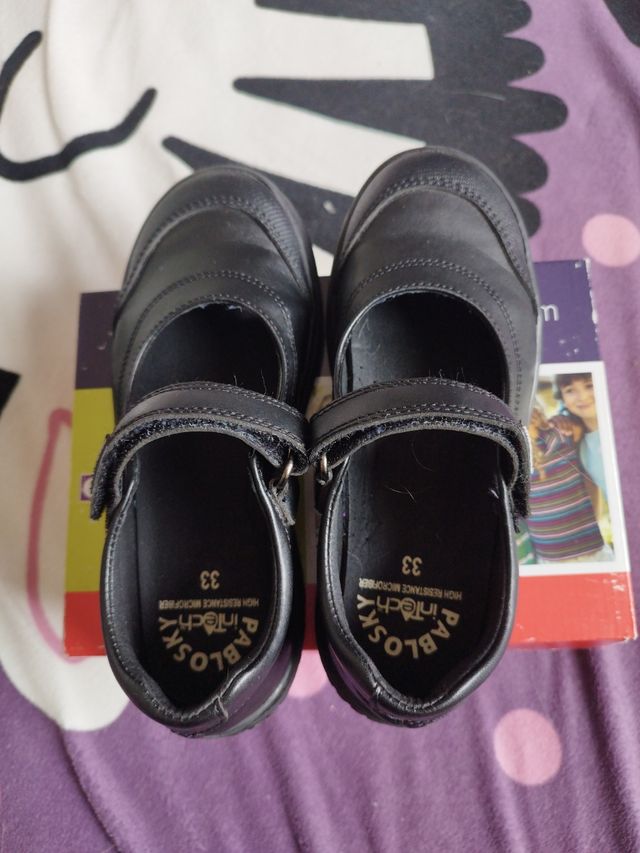 Zapatos escolares niña Pablosky Talla 32