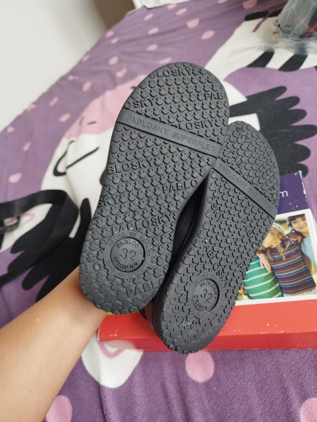 Zapatos escolares niña Pablosky Talla 32