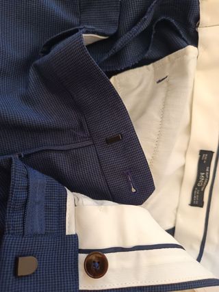 Traje Azul Marino Hombre Mango Slim Fit MANGO