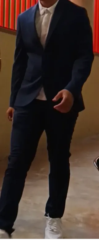 Traje Azul Marino Hombre Mango Slim Fit MANGO