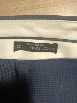 Traje Azul Marino Hombre Mango Slim Fit MANGO