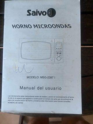 Microondas Saivod para piezas
