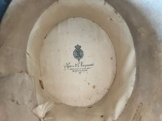 antiguo sombrero de copa principios de siglo